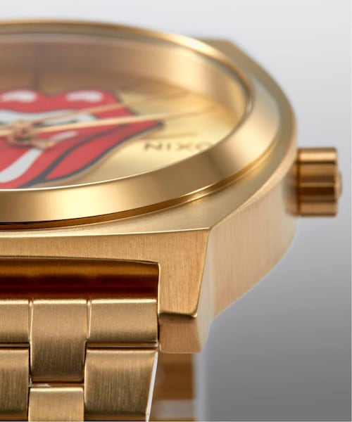 NIXON ローリングストーンズ 時計 ゴールド ニクソンがザ・ローリング・ストーンズのコラボモデル第2弾を