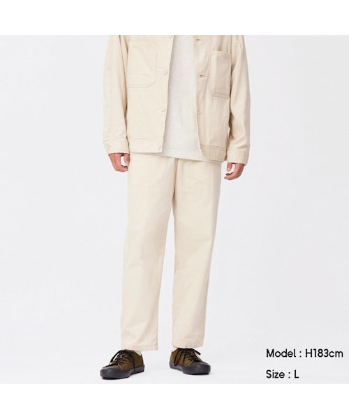 GU(ジーユー)の「コーデュロイシェフパンツ(セットアップ可能)(テーパードパンツ・メンズ・GCL3030・GML007)」の1枚目の写真