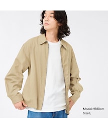 ベージュ ジップアップジャケット 20220914020319926_215.jpg
