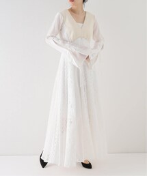 Noble（ノーブル）の「【FUMIE TANAKA 】Patch lace ワンピース（その他）」