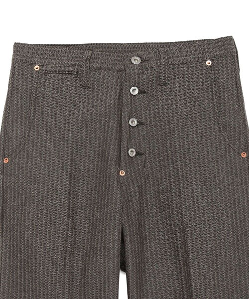 SUGARHILL（シュガーヒル）の「HERRINGBONE WIDE TROUSERS（パンツ・メンズ・GRAY/07・28/30/32）」の4枚目の写真