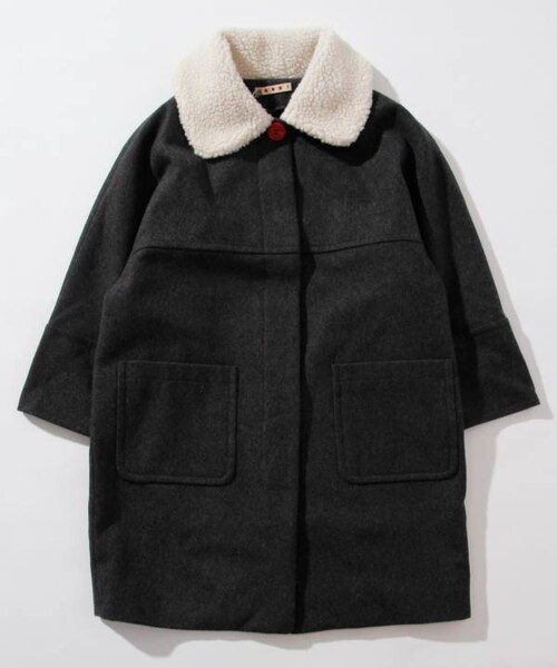 MARNI 襟ボア　コート MARNI 襟ボア コート