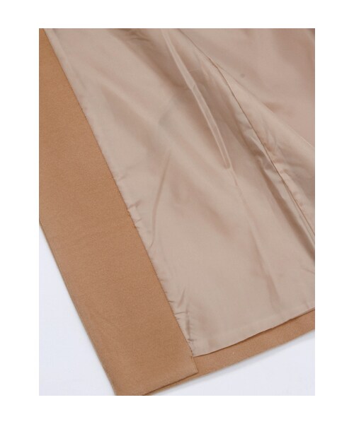 w closet（ダブルクローゼット）の「フェイクウールシングル ロングチェスターコート（トップス・レディース・スモークサックス/ベージュ/ネイビー/ブラック・FREE）」の11枚目の写真