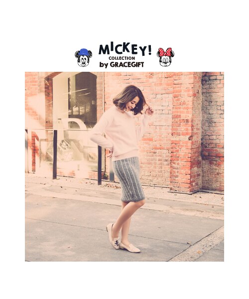 gracegift(グレースギフト)の「韓國素色好搭兔毛針織上衣(その他・レディース・灰/粉/白・F)」の15枚目の写真