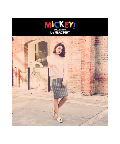 gracegift(グレースギフト)の「韓國素色好搭兔毛針織上衣(その他・レディース・灰/粉/白・F)」の14枚目の写真