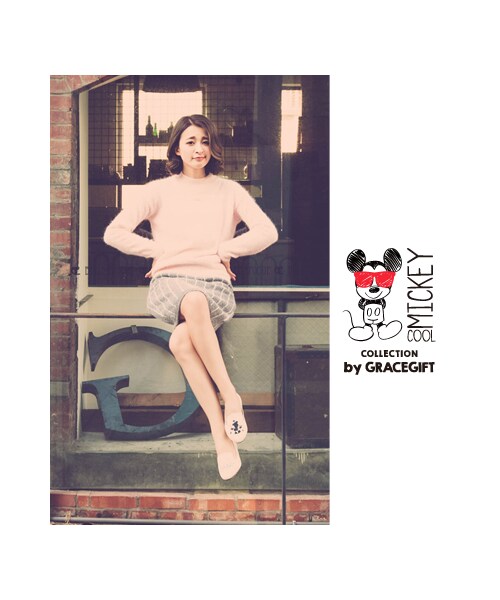 gracegift(グレースギフト)の「韓國素色好搭兔毛針織上衣(その他・レディース・灰/粉/白・F)」の16枚目の写真