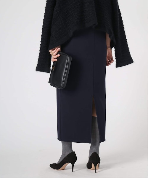 ドゥーズィエムクラス　JerseyLongThigtスカート　ブラック　36 Deuxieme Classe（ドゥーズィエムクラス）の「Jersey Long Tight