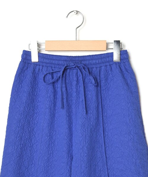 w closet(ダブルクローゼット)の「★先行予約★【Alley】イージーパンツ【11月上旬入荷】(パンツ・レディース・ブルー・FREE)」の3枚目の写真