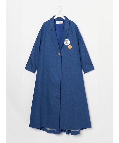 ジャケット・アウター Bedsidedrama Denim Trench Coat ライチ（ライチ）の「《bedsidedrama》Denim Trench Coat（）」 - WEAR