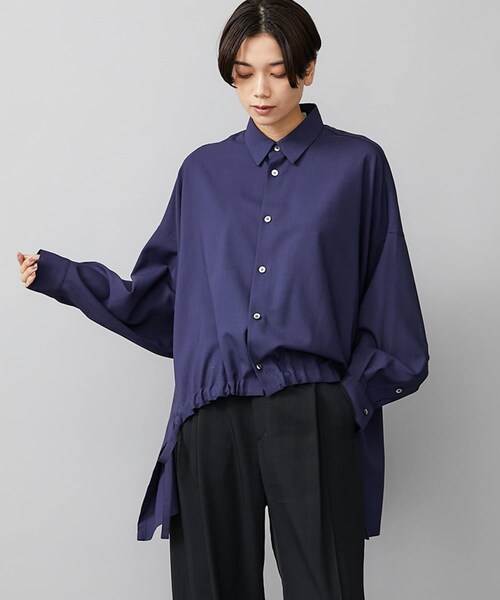 UJOH ブラウス シャツ 「UJOH/ウジョー」「STUDIOUS別注」ドロー