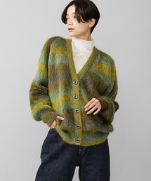 FUMIE TANAKA（フミエタナカ）の「gradation mohair cardigan（ニット