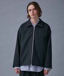 PUBLIC TOKYOウールギャバジップブルゾン PUBLIC TOKYO（パブリックトウキョウ）の「含浸ウールギャバダブル