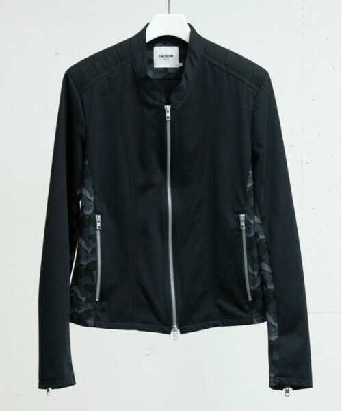 FACTOTUM（ファクトタム）の「モックロディジャージライダース WHT 1月入荷予定（その他・メンズ・O.WHT/BLK・44/46）」の3枚目の写真