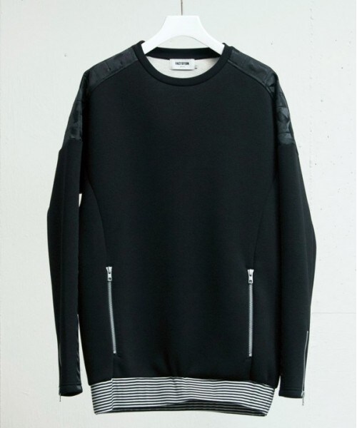 FACTOTUM（ファクトタム）の「ボンディングジャージモーターサイクルブルゾン GRY 1月入荷予定（その他・メンズ・GRY/BLK・44/46）」の3枚目の写真