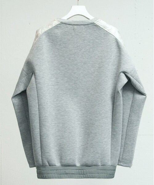 FACTOTUM（ファクトタム）の「ボンディングジャージモーターサイクルブルゾン GRY 1月入荷予定（その他・メンズ・GRY/BLK・44/46）」の2枚目の写真