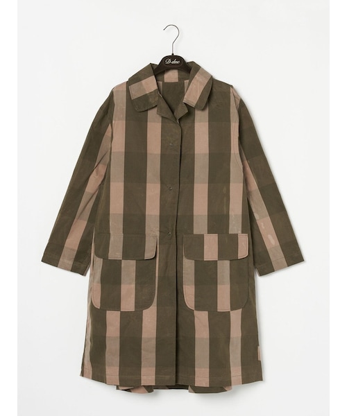 入手困難✨ デドゥエ d-due リバーシブルコート チェック柄 ベージュ系 D-due（ディ・ドゥエ）の「In Blue コート（）」 - WEAR