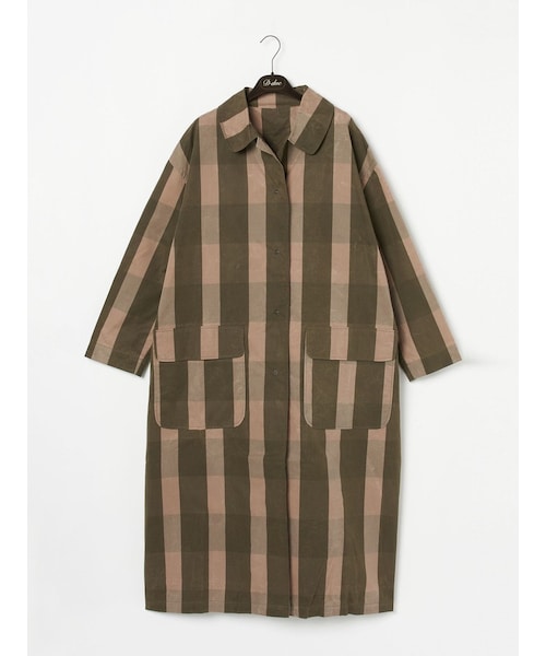 入手困難✨ デドゥエ d-due リバーシブルコート チェック柄 ベージュ系 入手困難✨ デドゥエ d-due リバーシブルコート チェック柄 ベージュ系