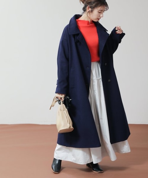 WEB限定 マルチWayフェイクウールコート