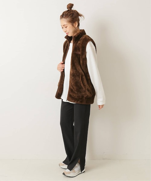 Spick & Span（スピックアンドスパン）の「≪一部店舗+WEB限定予約≫【Champion/チャンピオン】 ジップベスト（その他・ブラック/フリー）」の13枚目の写真