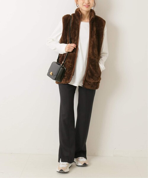 Spick & Span（スピックアンドスパン）の「≪一部店舗+WEB限定予約≫【Champion/チャンピオン】 ジップベスト（その他・ブラック/フリー）」の12枚目の写真