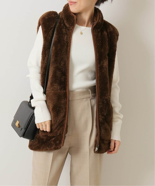 Spick & Span（スピックアンドスパン）の「≪一部店舗+WEB限定予約≫【Champion/チャンピオン】 ジップベスト（その他・ブラック/フリー）」の22枚目の写真