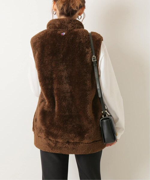 Spick & Span（スピックアンドスパン）の「≪一部店舗+WEB限定予約≫【Champion/チャンピオン】 ジップベスト（その他・ブラック/フリー）」の16枚目の写真