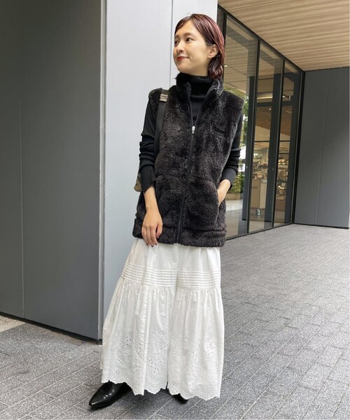 Spick & Span（スピックアンドスパン）の「≪一部店舗+WEB限定予約≫【Champion/チャンピオン】 ジップベスト（その他・ブラック/フリー）」の5枚目の写真