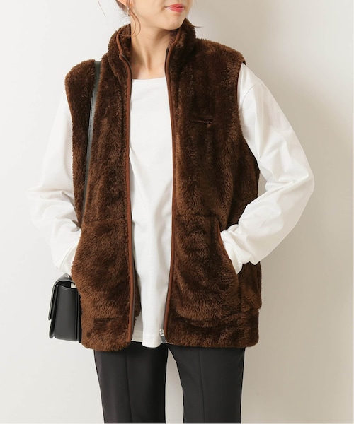 Spick & Span（スピックアンドスパン）の「≪一部店舗+WEB限定予約≫【Champion/チャンピオン】 ジップベスト（その他・ブラック/フリー）」の15枚目の写真