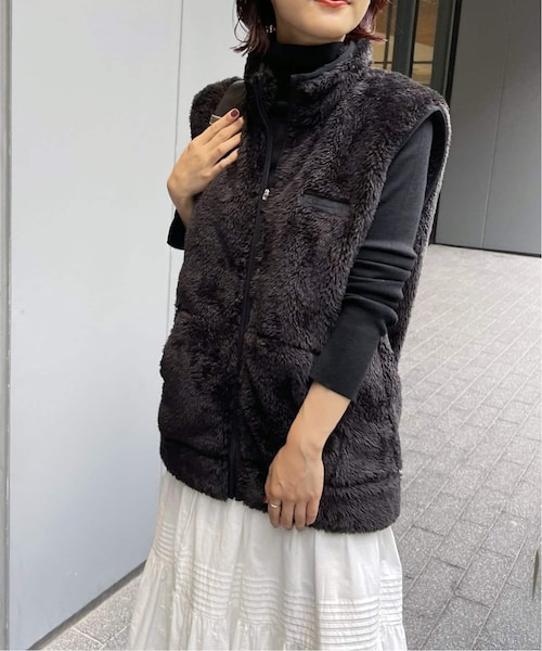 Spick & Span（スピックアンドスパン）の「≪一部店舗+WEB限定予約≫【Champion/チャンピオン】 ジップベスト（その他・ブラック/フリー）」の7枚目の写真