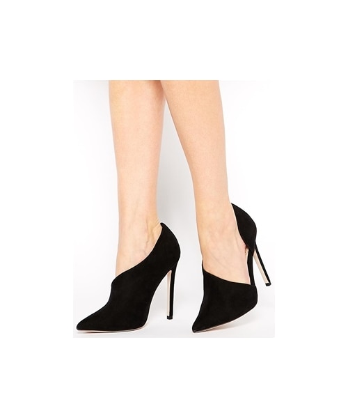 asos black heeled boots