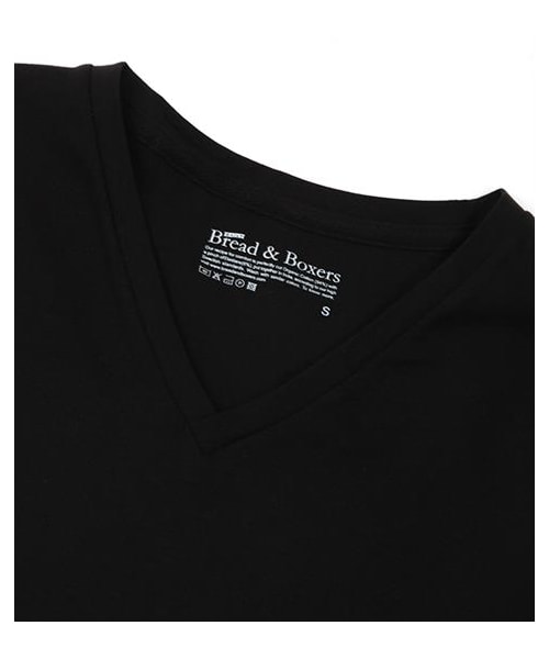 Bread & Boxersの「Bread&Boxers Basic V領T（その他・メンズ・白/黑・S/M/L/XL）」の6枚目の写真