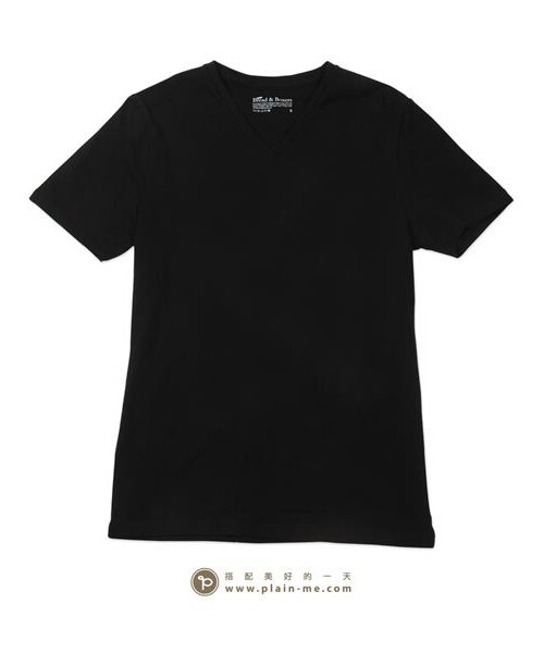 Bread & Boxersの「Bread&Boxers Basic V領T（その他・メンズ・白/黑・S/M/L/XL）」の5枚目の写真