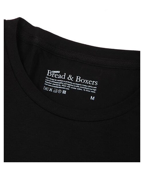 Bread & Boxersの「Bread&Boxers Basic圓領T（その他・メンズ・白/黑・S/M/L/XL）」の5枚目の写真