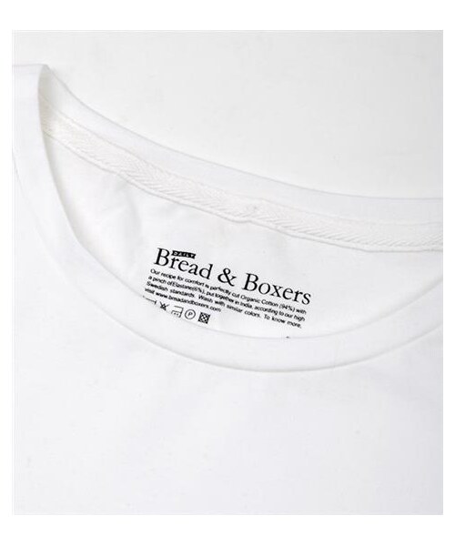 Bread & Boxersの「Bread&Boxers Basic圓領T（その他・メンズ・白/黑・S/M/L/XL）」の2枚目の写真