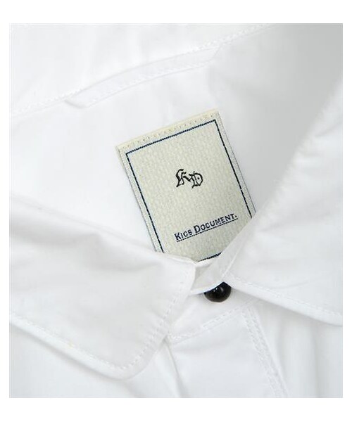 KICS DOCUMENT.（キクス ドキュメント）の「Round Collar Long Tail Shirt（その他・メンズ・白・S/M）」の2枚目の写真