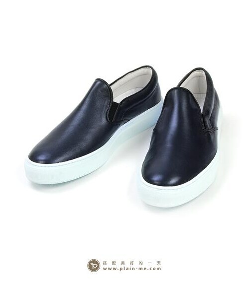 Ambassadors of minimalismの「皮革slip-on休閒鞋（その他・メンズ・白/黑/藍・EUR39/EUR40/EUR41/EUR42/EUR43）」の12枚目の写真