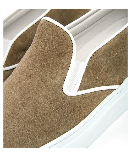 Ambassadors of minimalismの「麂皮slip-on休閒鞋(その他・メンズ・灰/深藍・EUR39/EUR40/EUR41/EUR42/EUR43/EU40/EU41/EU42/EU43)」の4枚目の写真