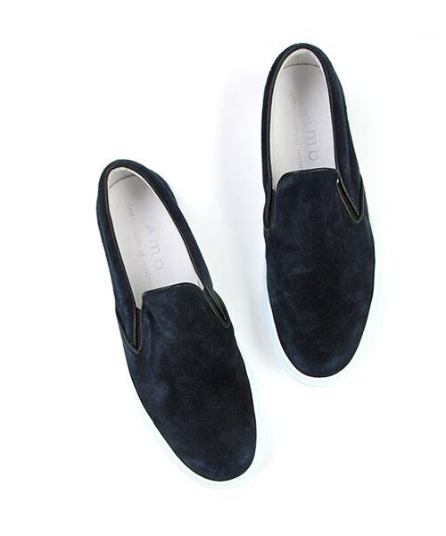 Ambassadors of minimalismの「麂皮slip-on休閒鞋(その他・メンズ・灰/深藍・EUR39/EUR40/EUR41/EUR42/EUR43/EU40/EU41/EU42/EU43)」の8枚目の写真