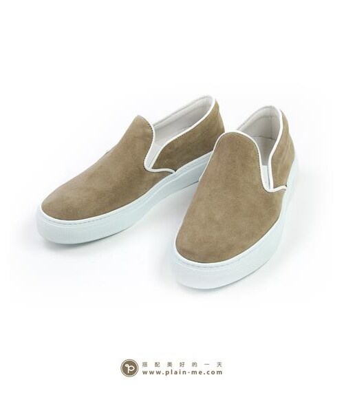 Ambassadors of minimalismの「麂皮slip-on休閒鞋(その他・メンズ・灰/深藍・EUR39/EUR40/EUR41/EUR42/EUR43/EU40/EU41/EU42/EU43)」の1枚目の写真