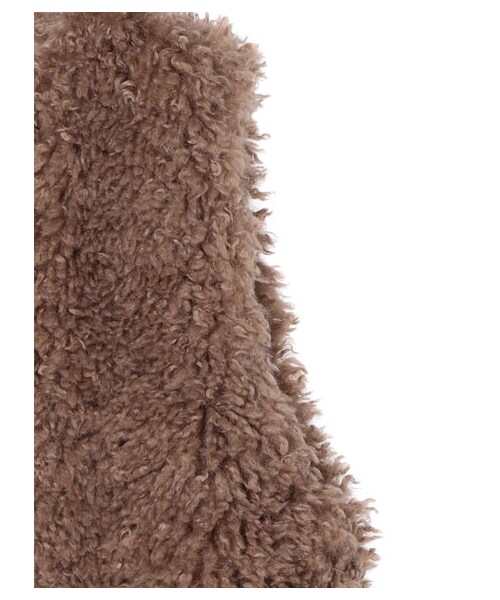 Green　Parks（グリーンパークス）の「・ELENCARE DUE シープファーベスト（トップス・アイボリー/ブラック/モカ・F）」の15枚目の写真