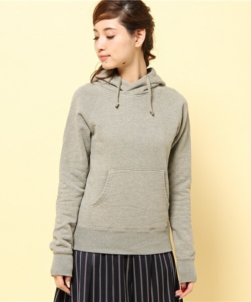 Johnbull Private labo(ジョンブルプライベートラボ)の「アスレチックプルオーバーフーディー(パーカー・レディース・ホワイト/ヘザ-グレー/ネイビー・FREE)」の6枚目の写真