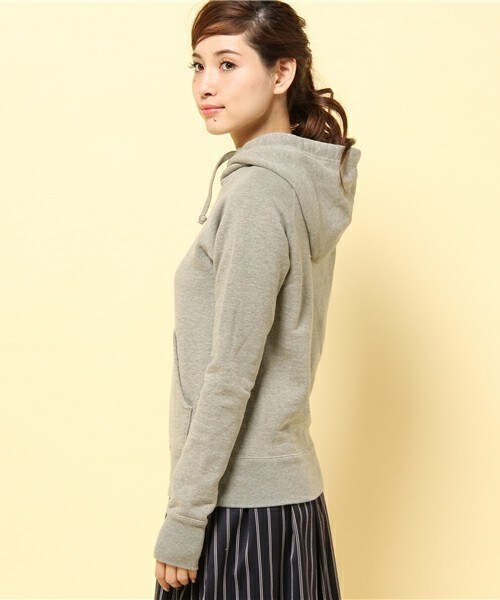 Johnbull Private labo(ジョンブルプライベートラボ)の「アスレチックプルオーバーフーディー(パーカー・レディース・ホワイト/ヘザ-グレー/ネイビー・FREE)」の11枚目の写真