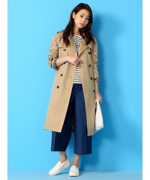 Rouge vif la cle（ルージュヴィフラクレ）の「ライナー付きロングトレンチコート【予約】（ジャケット/アウター・レディース・ベージュ・36/38）」の13枚目の写真