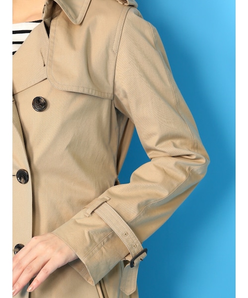Rouge vif la cle（ルージュヴィフラクレ）の「ライナー付きロングトレンチコート【予約】（ジャケット/アウター・レディース・ベージュ・36/38）」の7枚目の写真