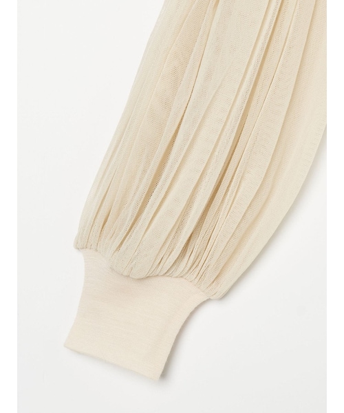 ANTIPAST（アンティパスト）の「メッシュスリーブ WOOL JERSEY T-SHIRTS（トップス・レディース・その他）」の5枚目の写真