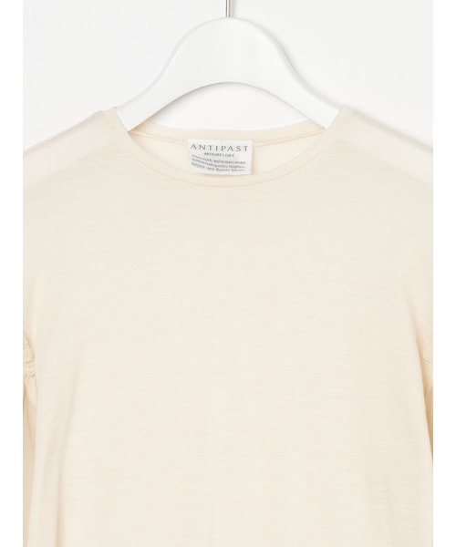 ANTIPAST（アンティパスト）の「メッシュスリーブ WOOL JERSEY T-SHIRTS（トップス・レディース・その他）」の4枚目の写真