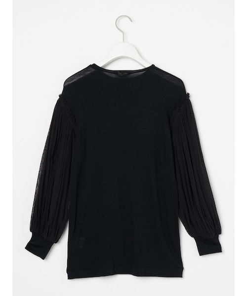 ANTIPAST（アンティパスト）の「メッシュスリーブ WOOL JERSEY T-SHIRTS（トップス・レディース・その他）」の3枚目の写真