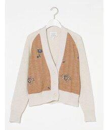 カーディガン SOCK KNIT V-NECK