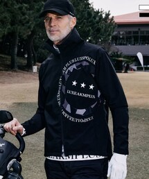 LUXEAKMPLUS（リュクスエイケイエムプラス）の「LUXEAKMPLUS(リュクスエイケイエムプラス)サークルロゴウィンドブレーカー（ジャケット/アウター）」