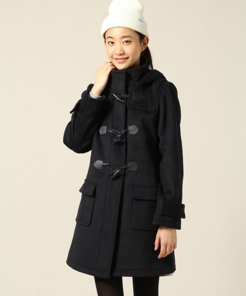 LOWRYS FARM（ローリーズファーム）の「ロングダッフル（ジャケット/アウター・レディース・グレー/マスタード/ネイビー・Ｍ/Ｌ）」の4枚目の写真